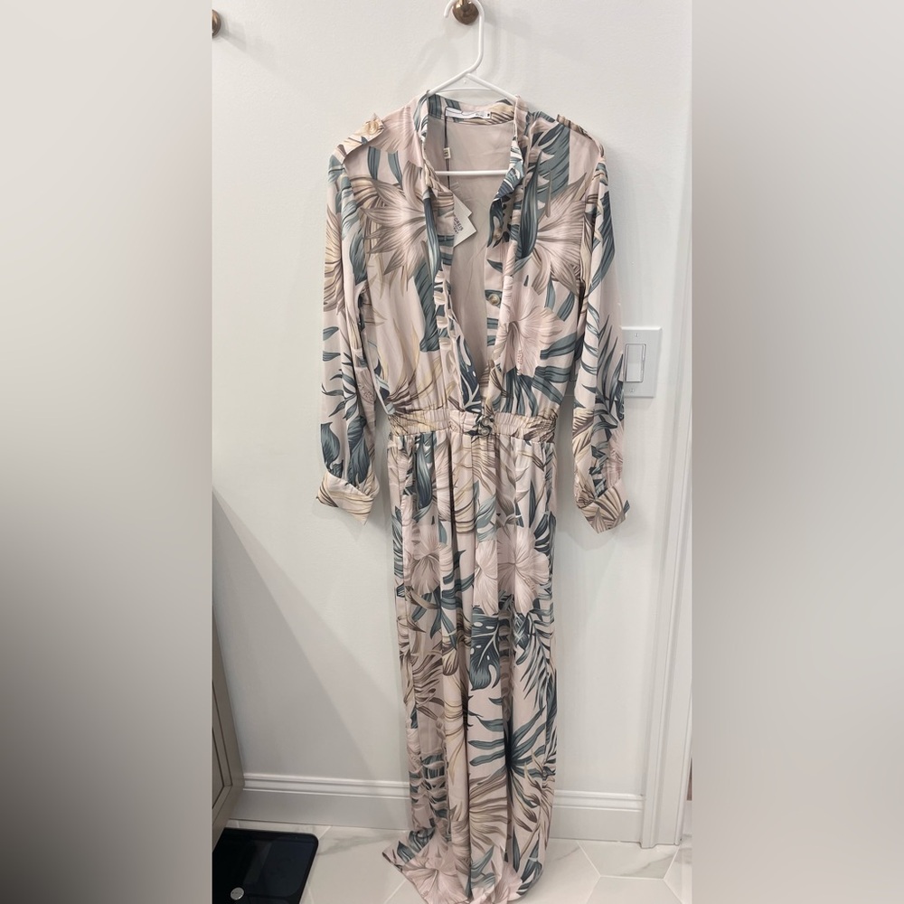 NWT By Egreis Tropical Jumpsuit